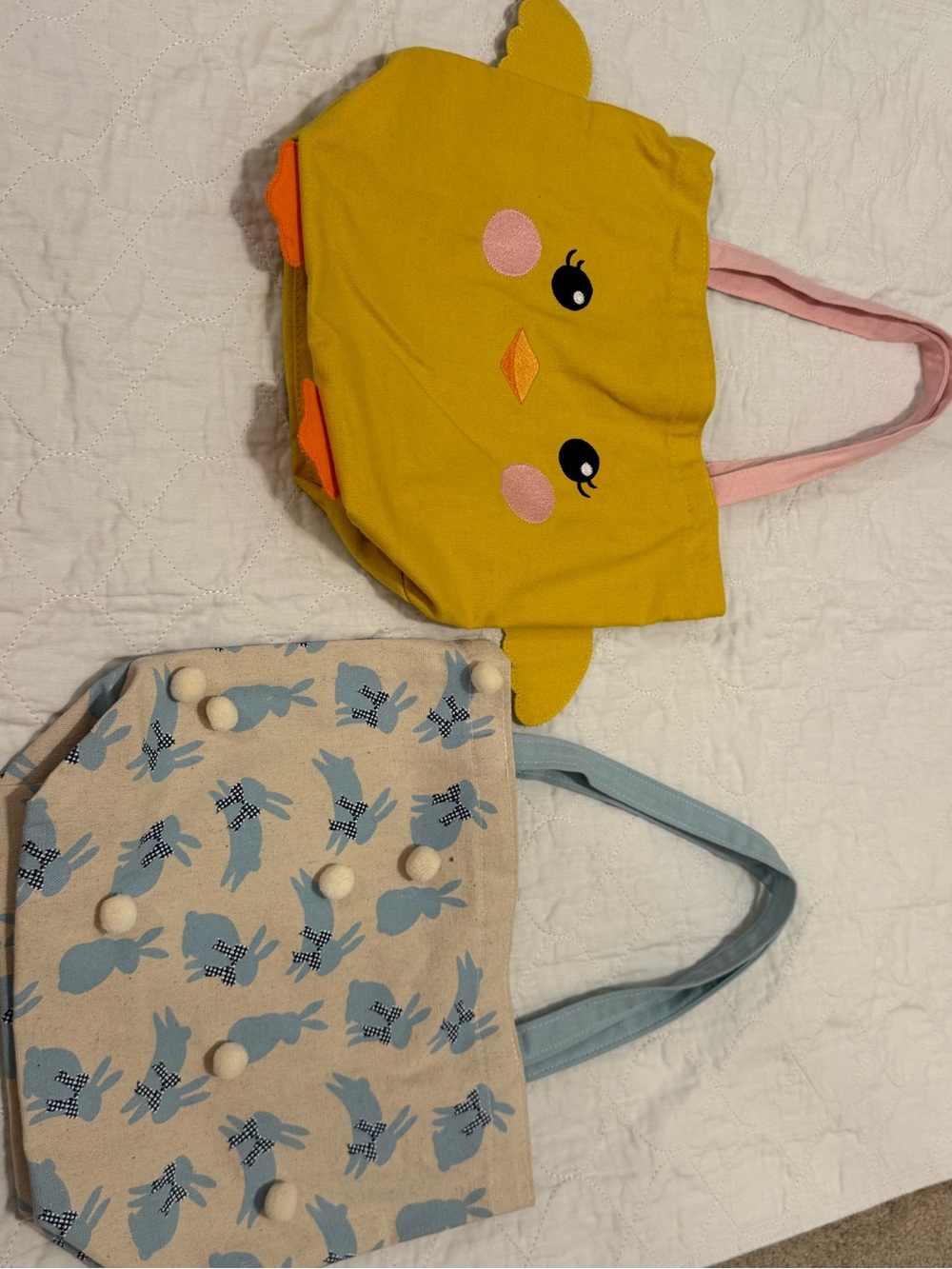 Canvas Spring/Easter totes